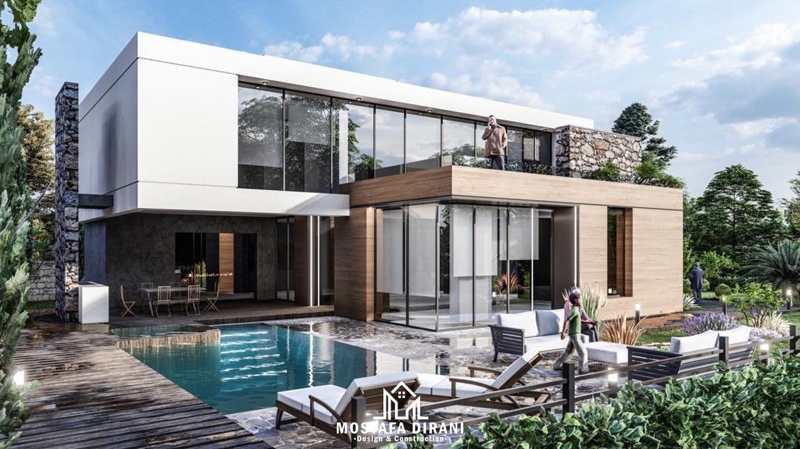 Pool and garden