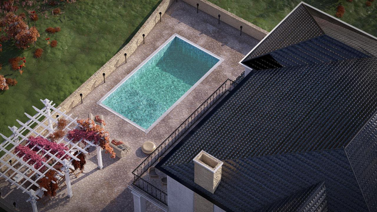Pool and garden