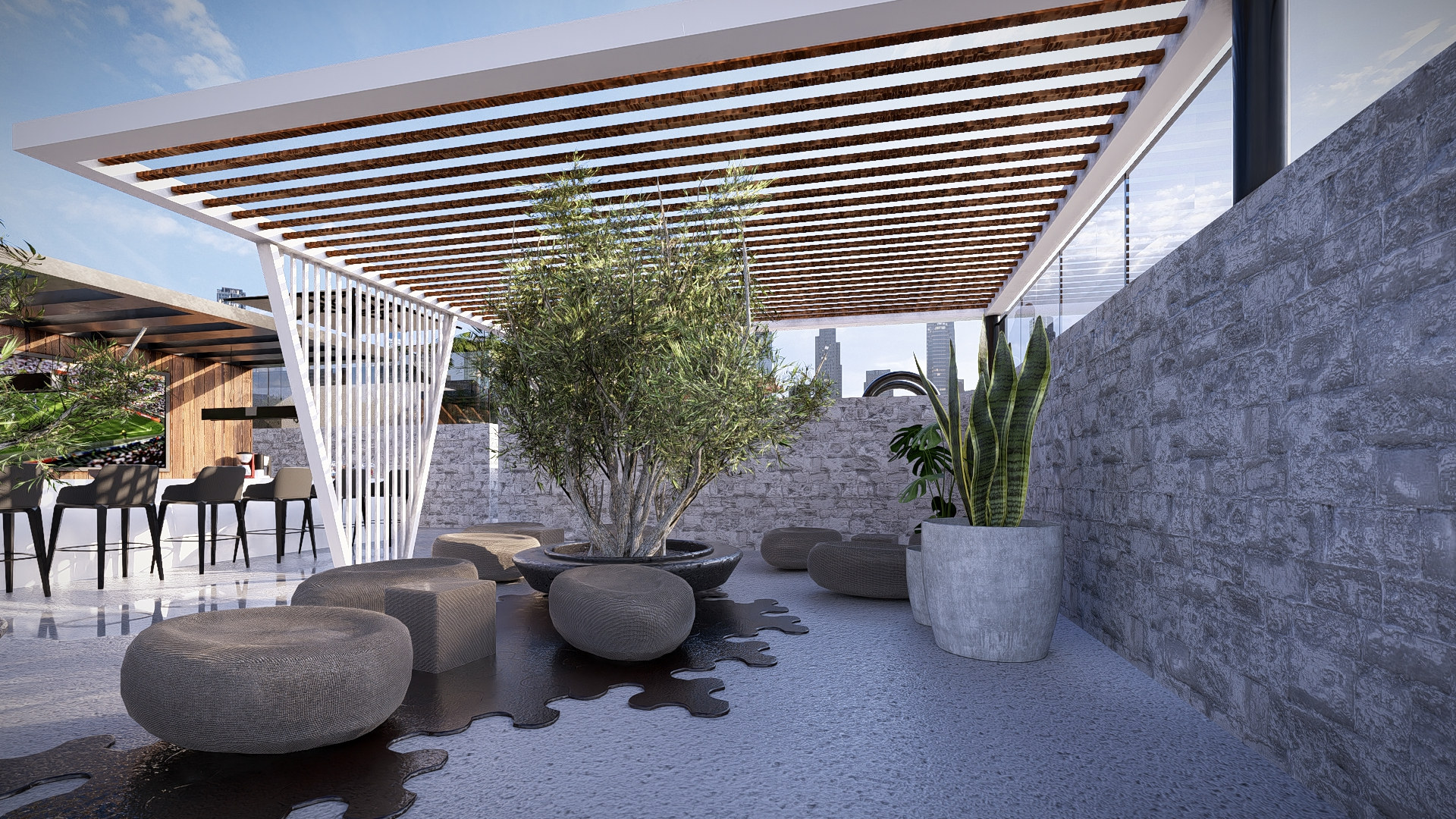 Roof lounge