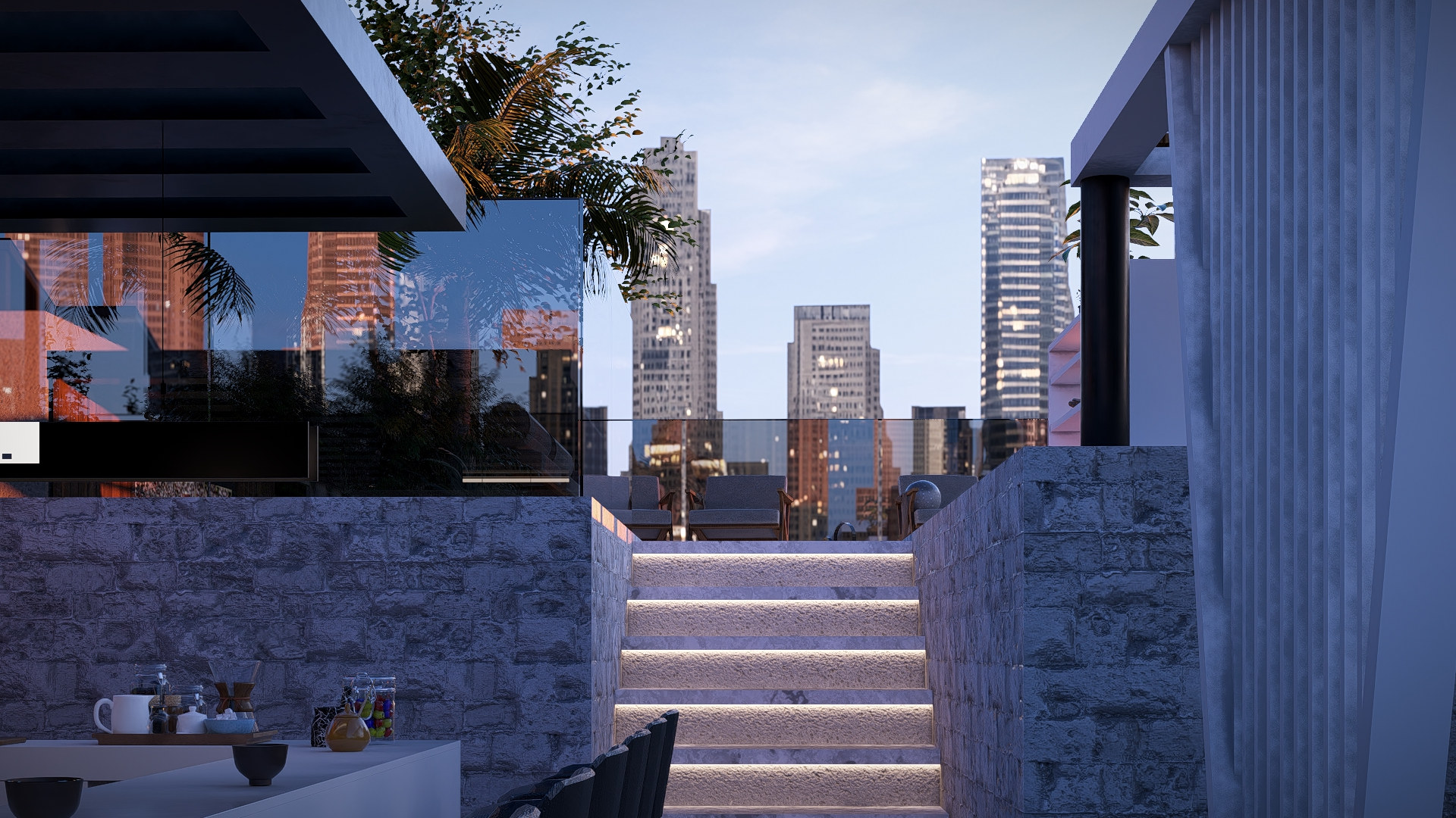 Roof lounge