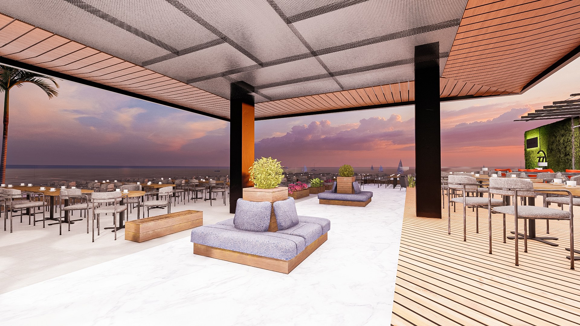 Rooftop terrace