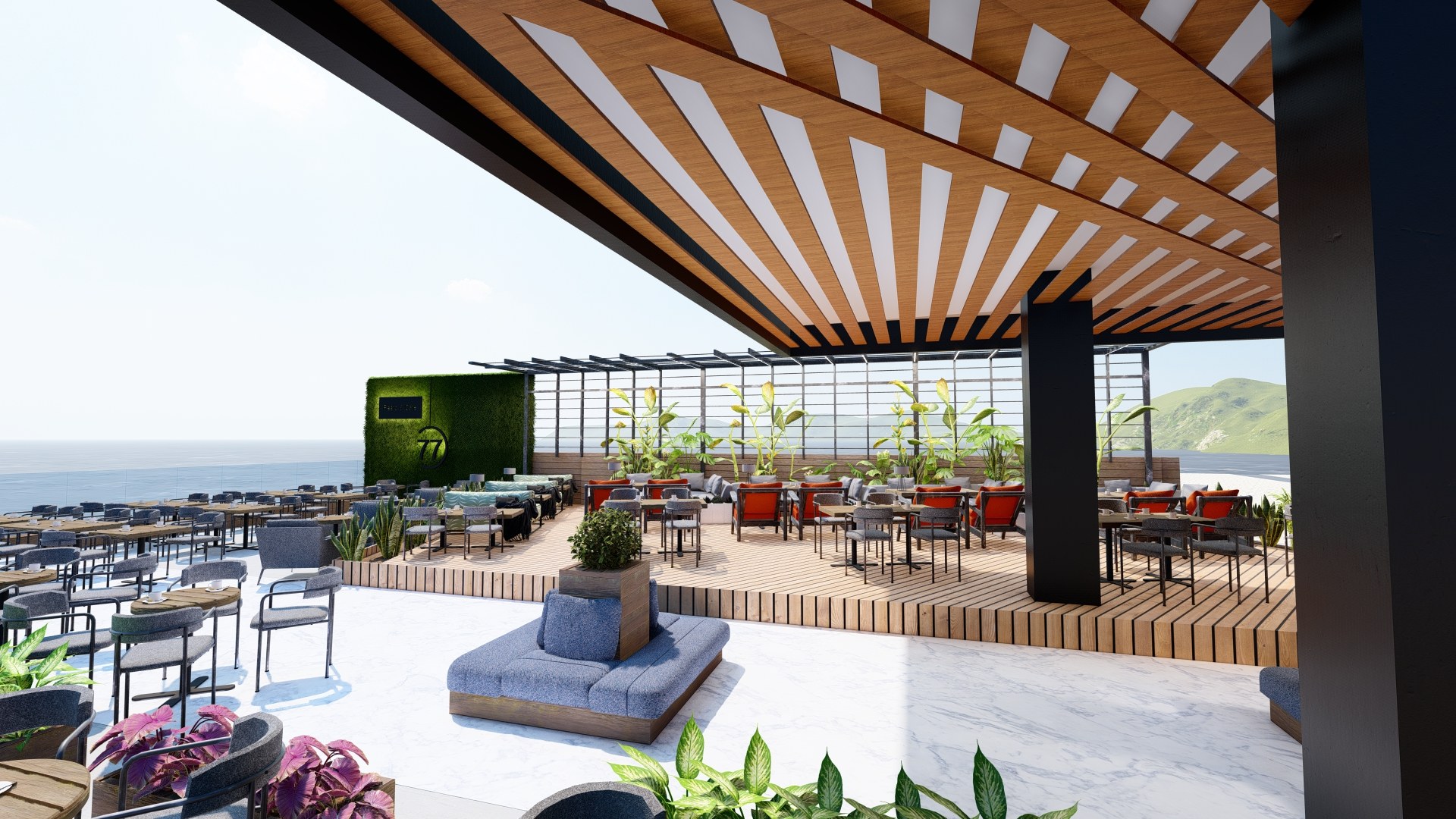 Rooftop terrace