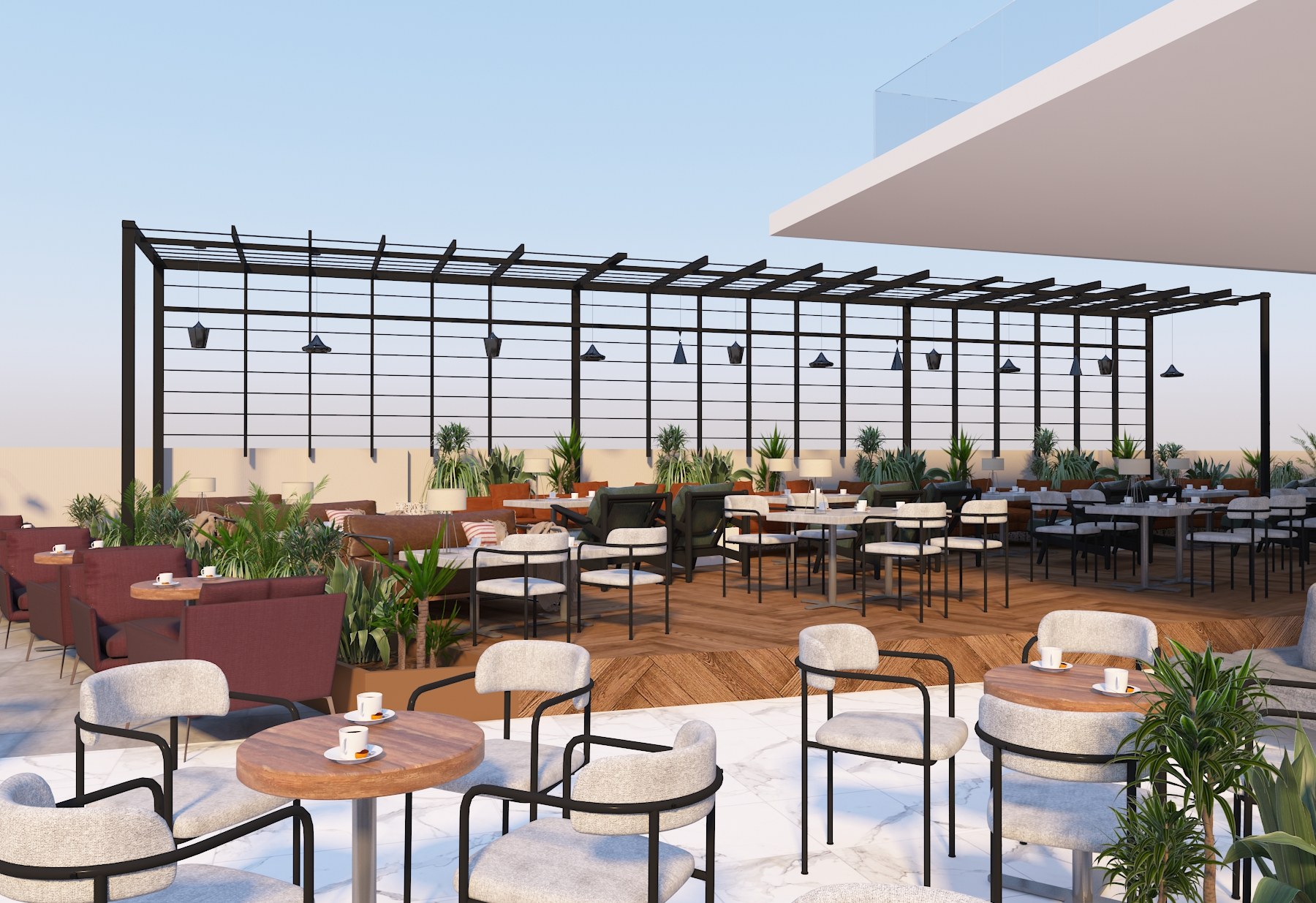 Rooftop terrace