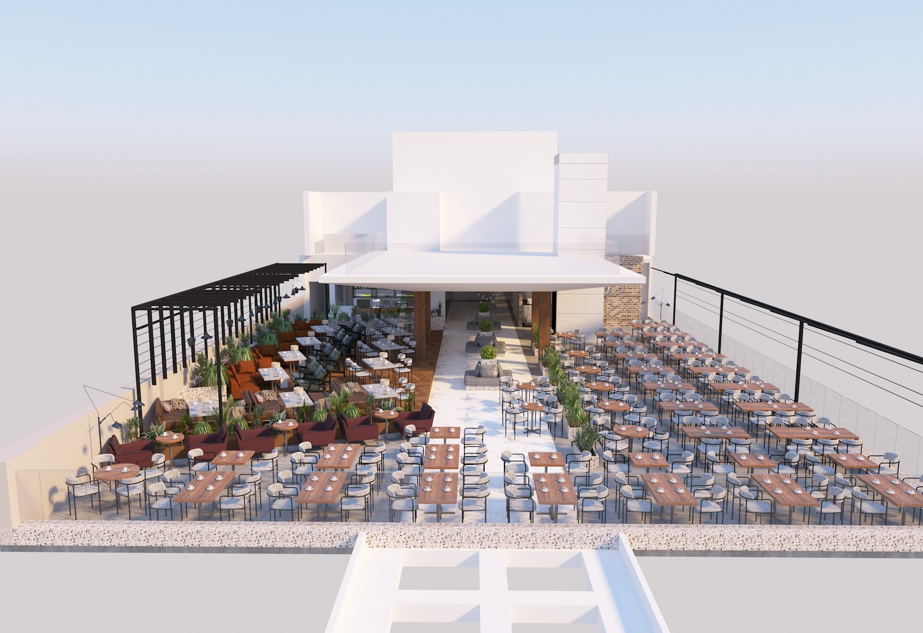 Rooftop terrace