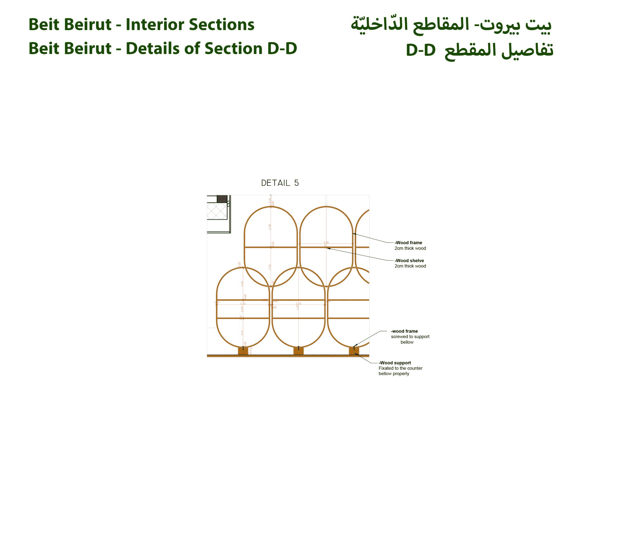 Details of section D–D