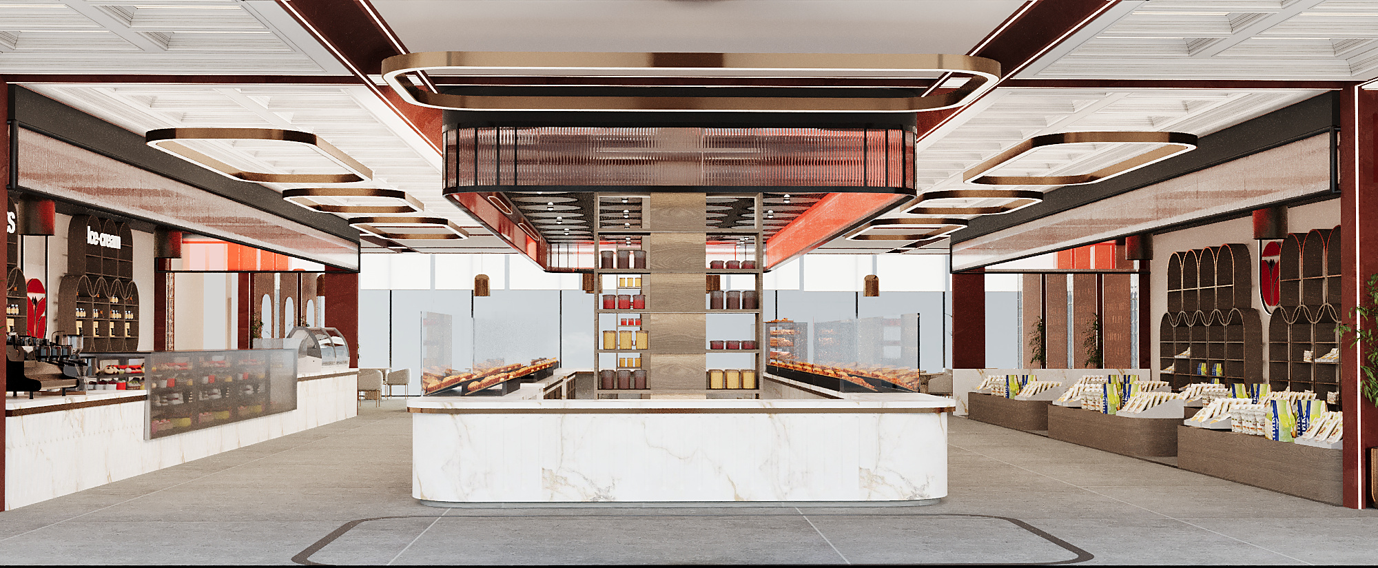 Bakery counter