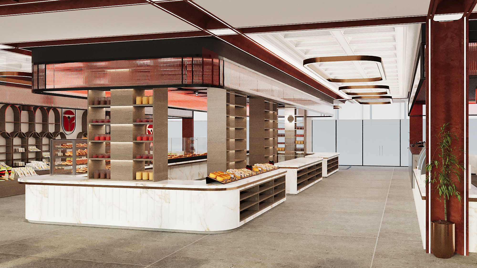 Bakery counter