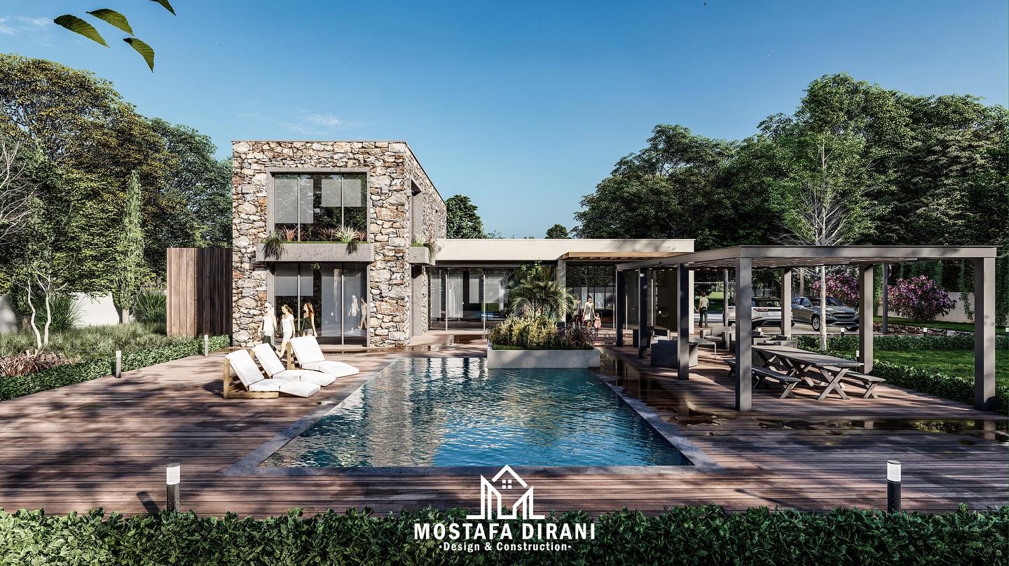 Pool and garden