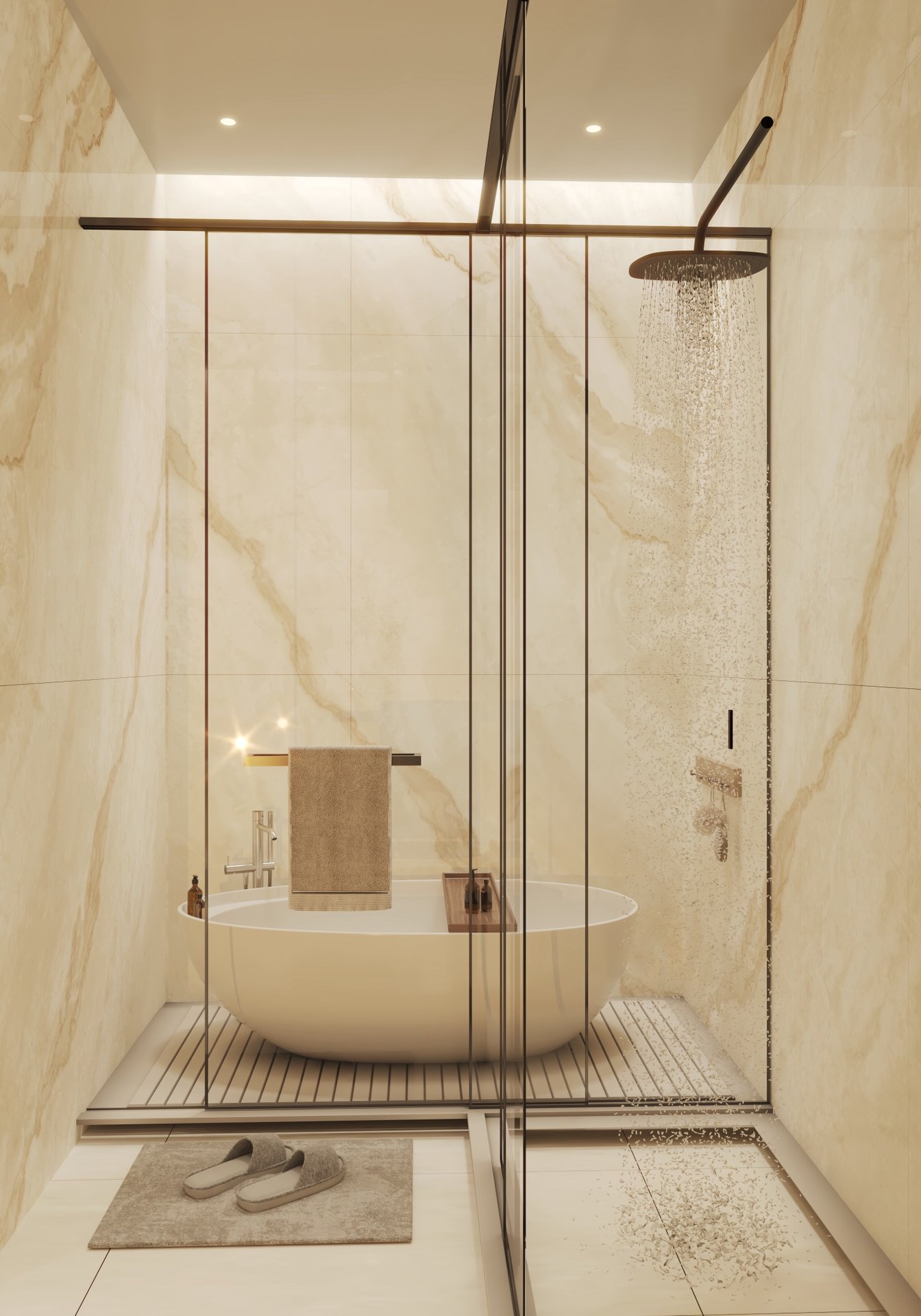 Master bathroom