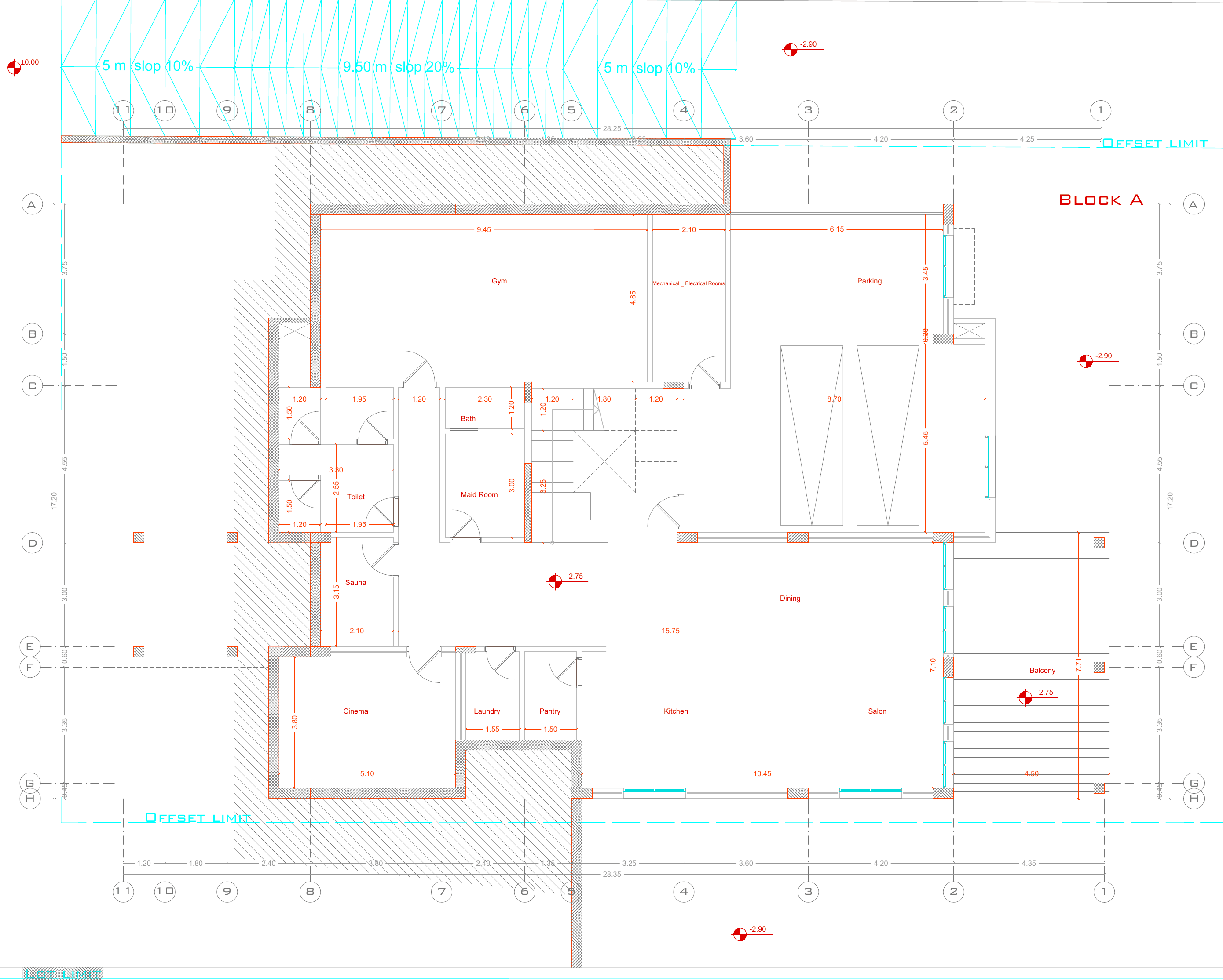 Basement floor plan