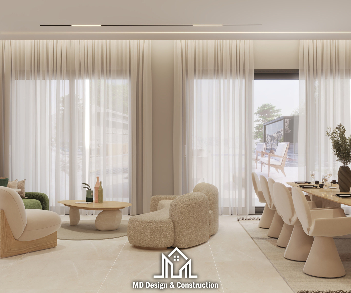 Salon + Dining