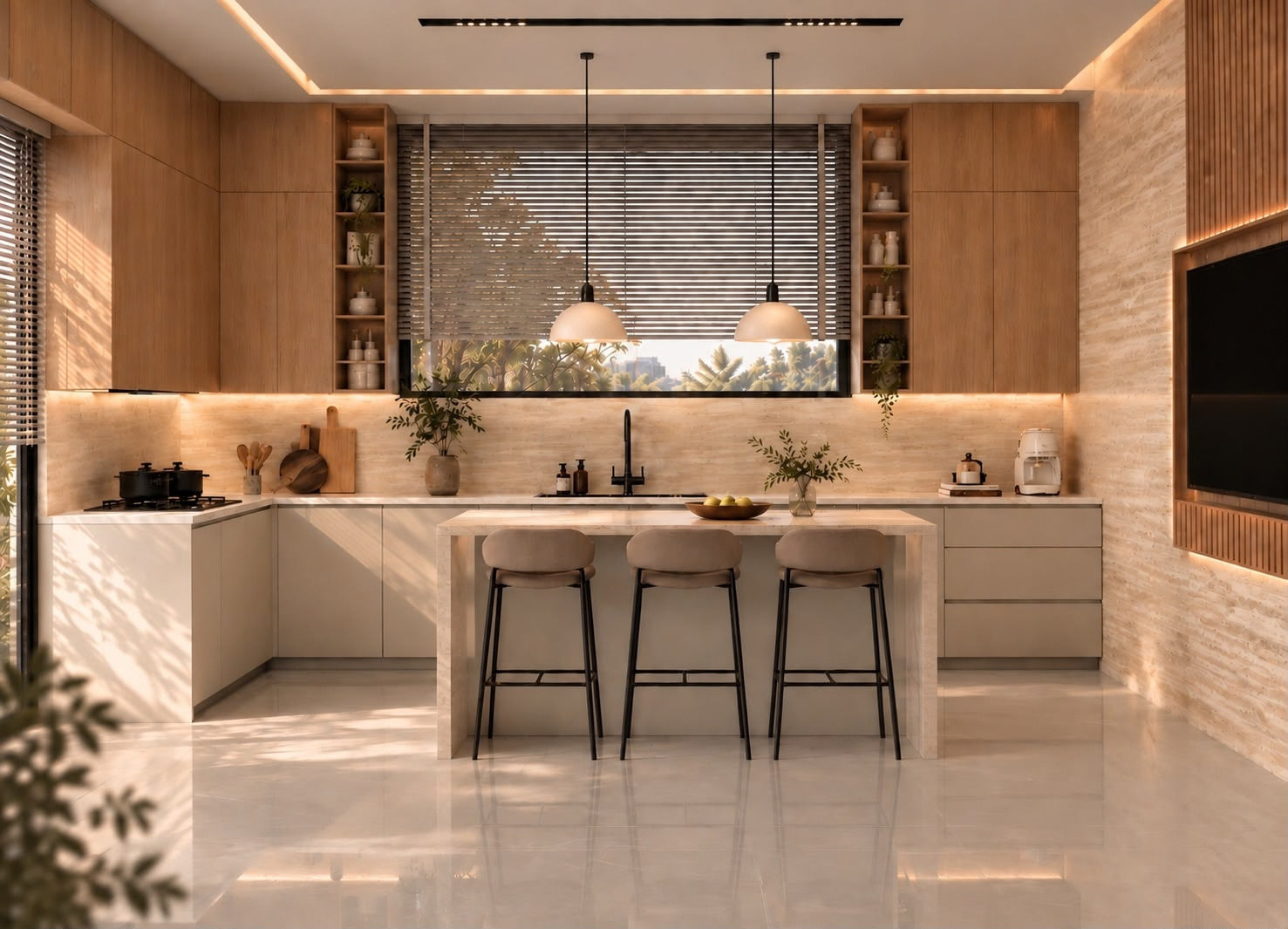 Fakih Villa, Walk through the plan