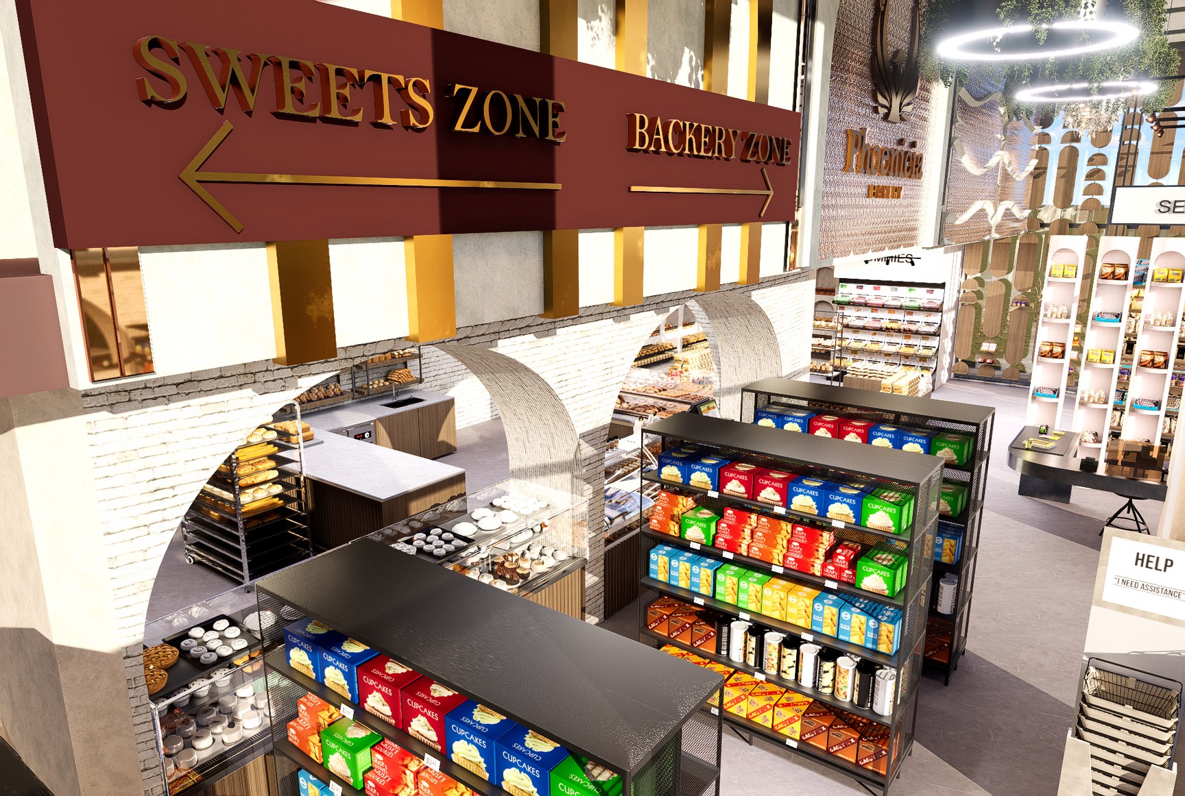 Bakery and shop