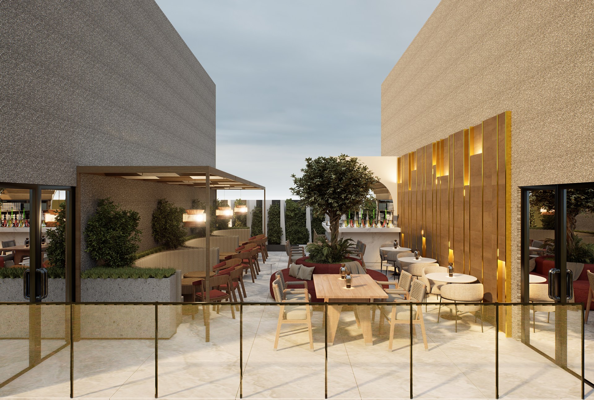 Rooftop terrace