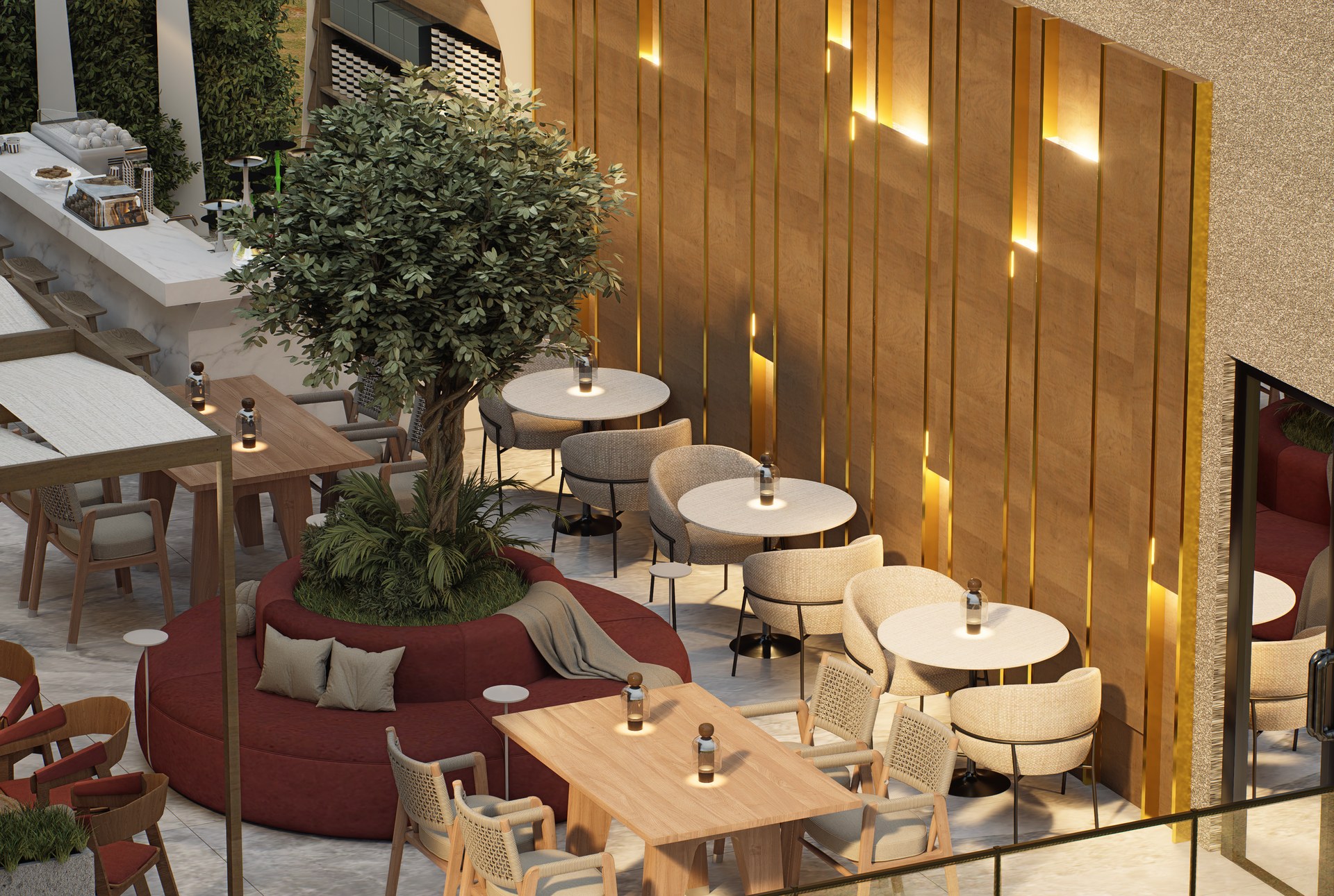 Rooftop terrace