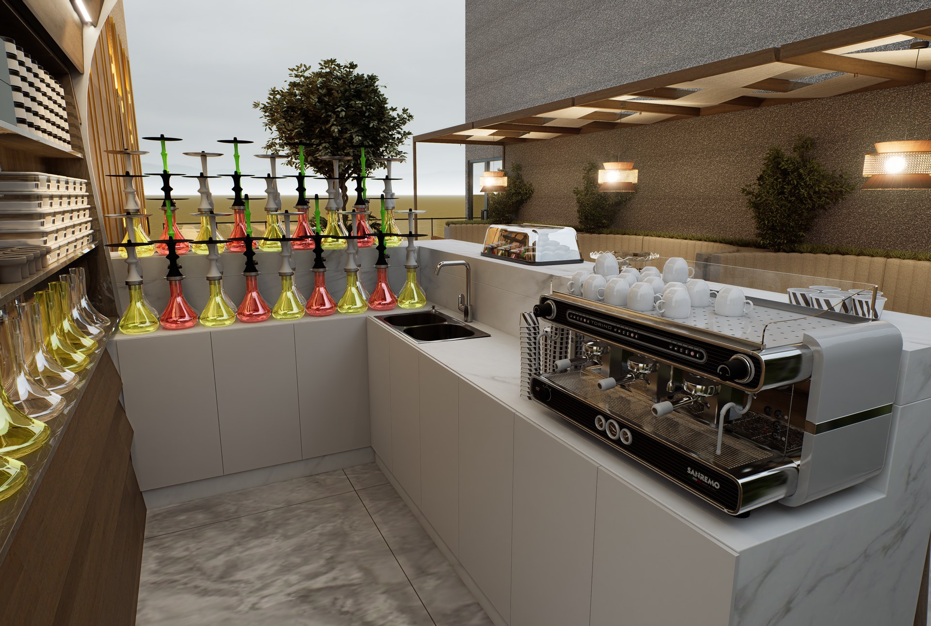 Rooftop terrace