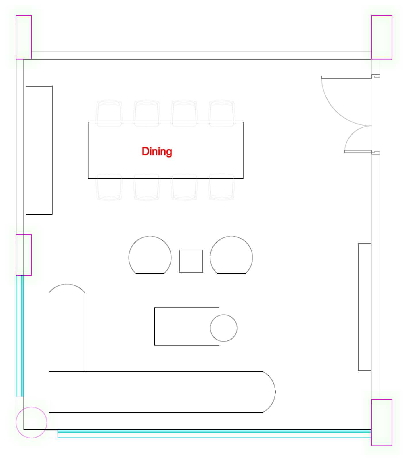 Ruby Tower, Walk through the plan