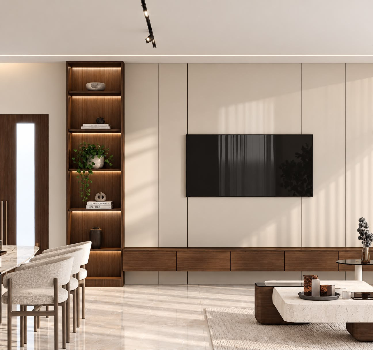 Living and dining