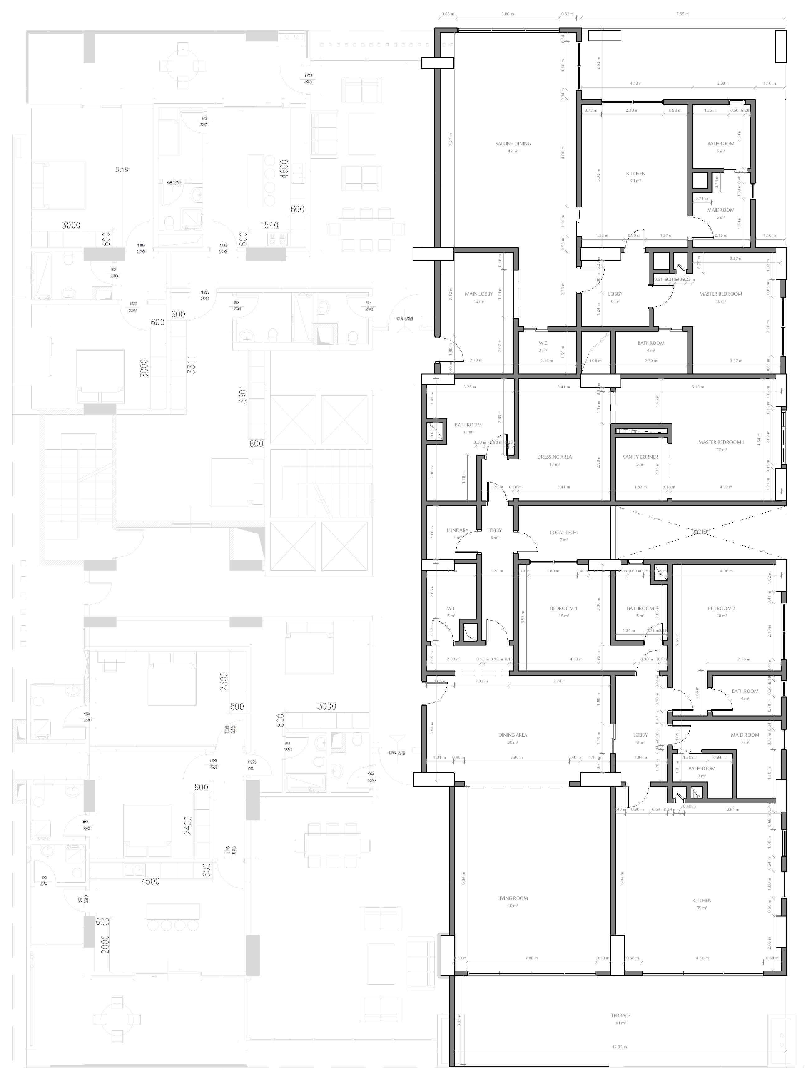 Floor plan with dimensions