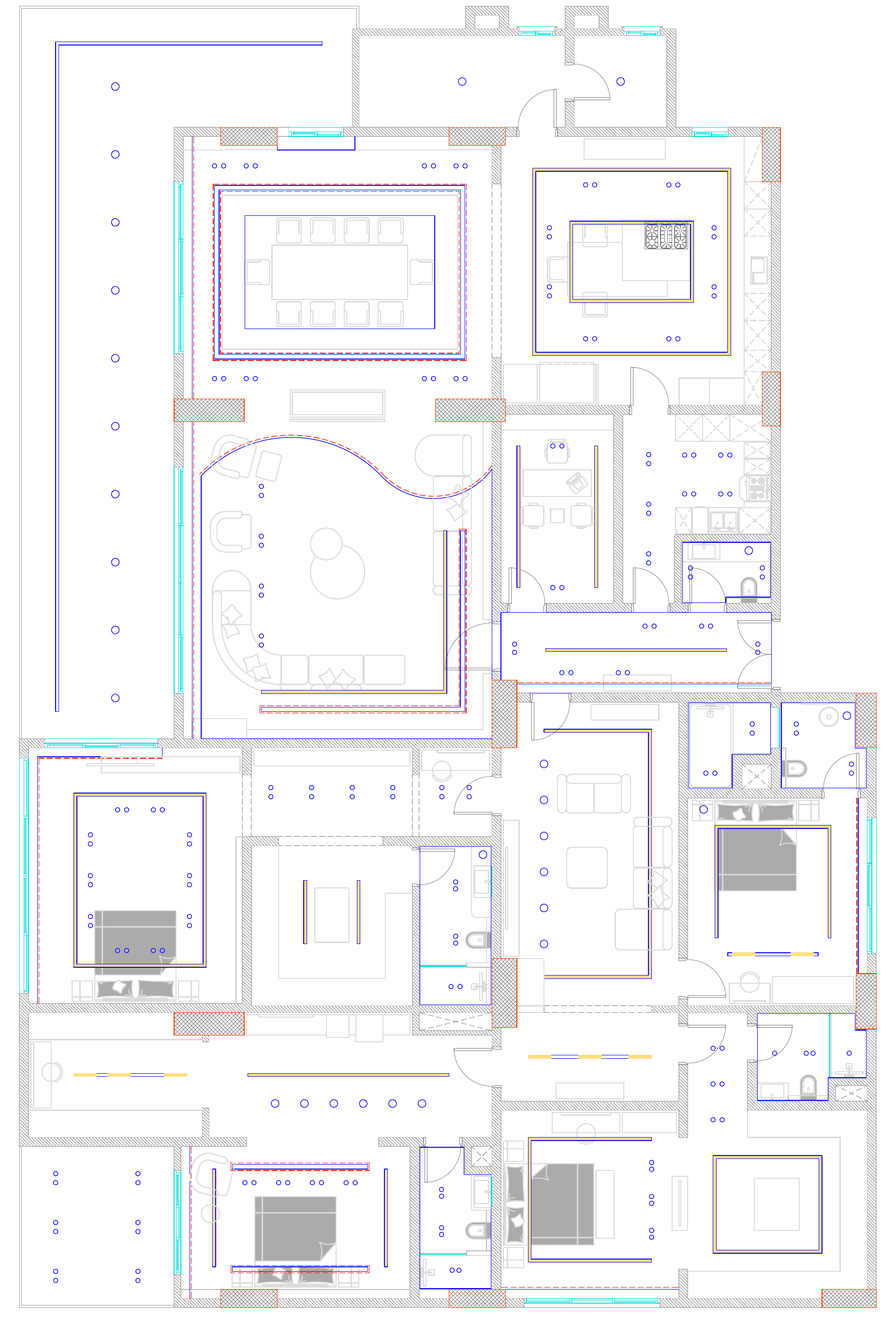 Ceiling and lighting plan