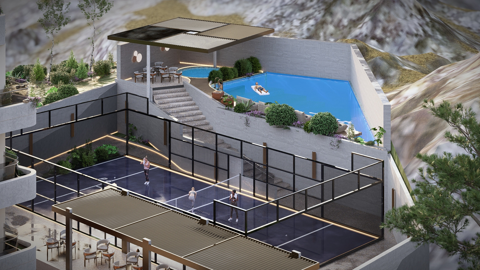 Padel court