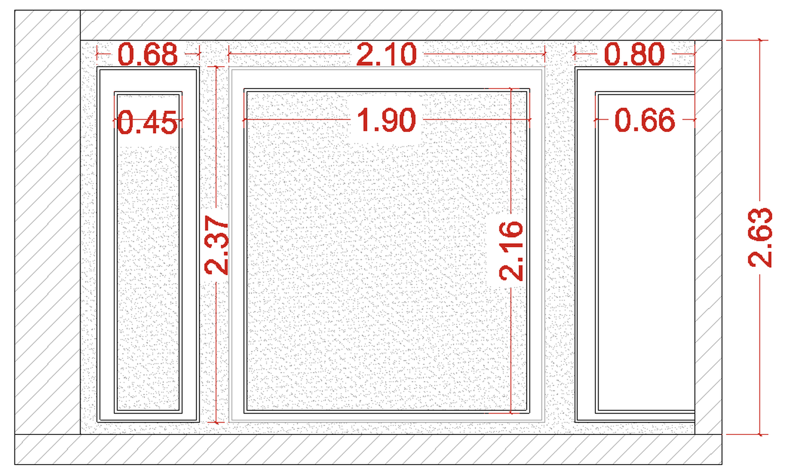 Wall panel elevation