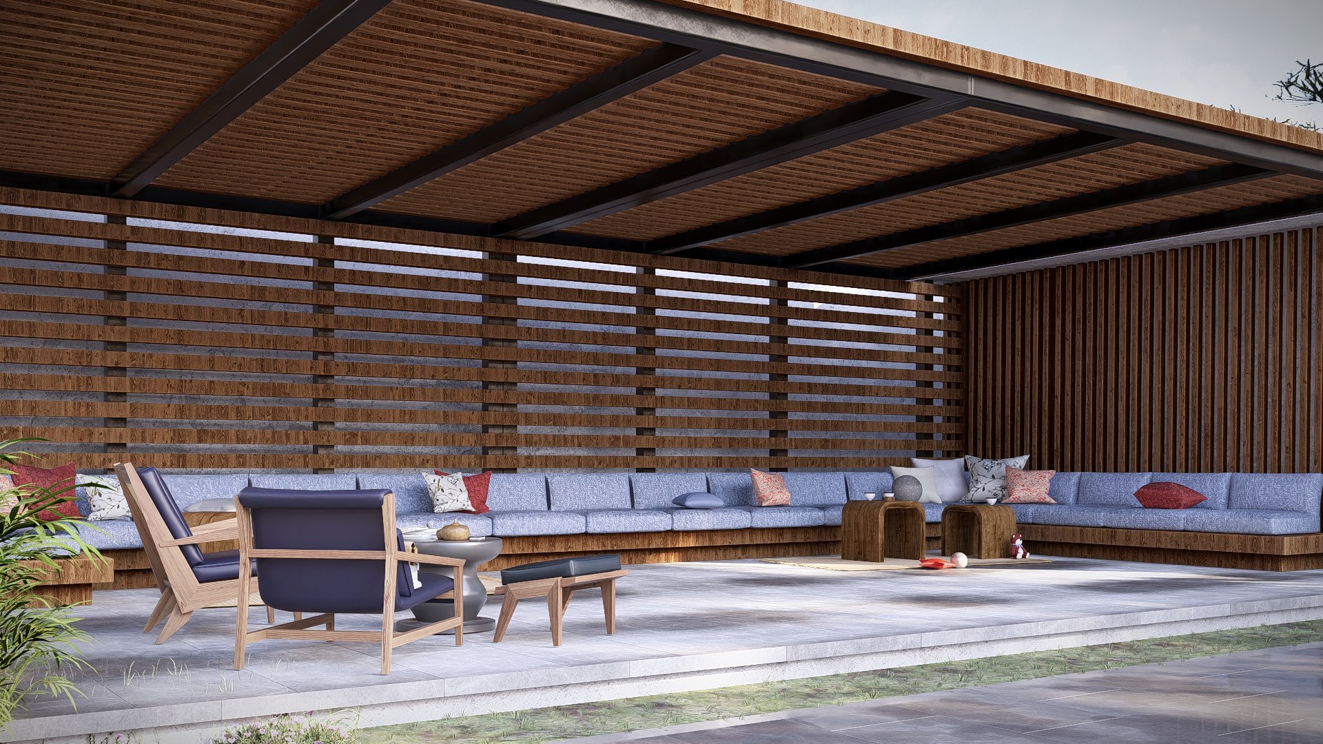 Pergola lounge