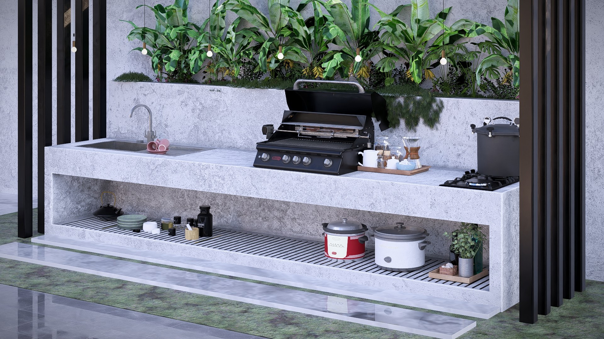 Pergola lounge