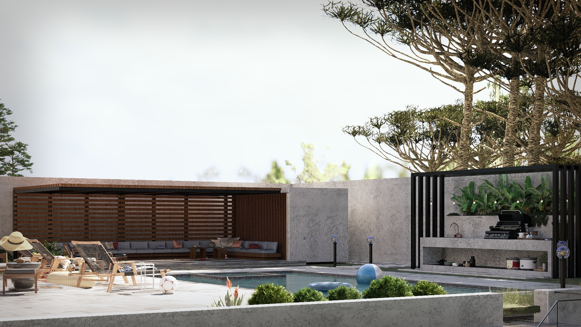 Pergola lounge
