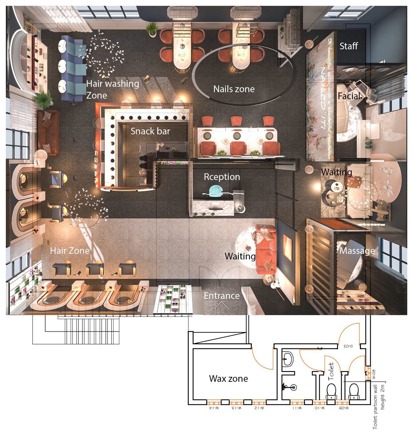 Floor layout