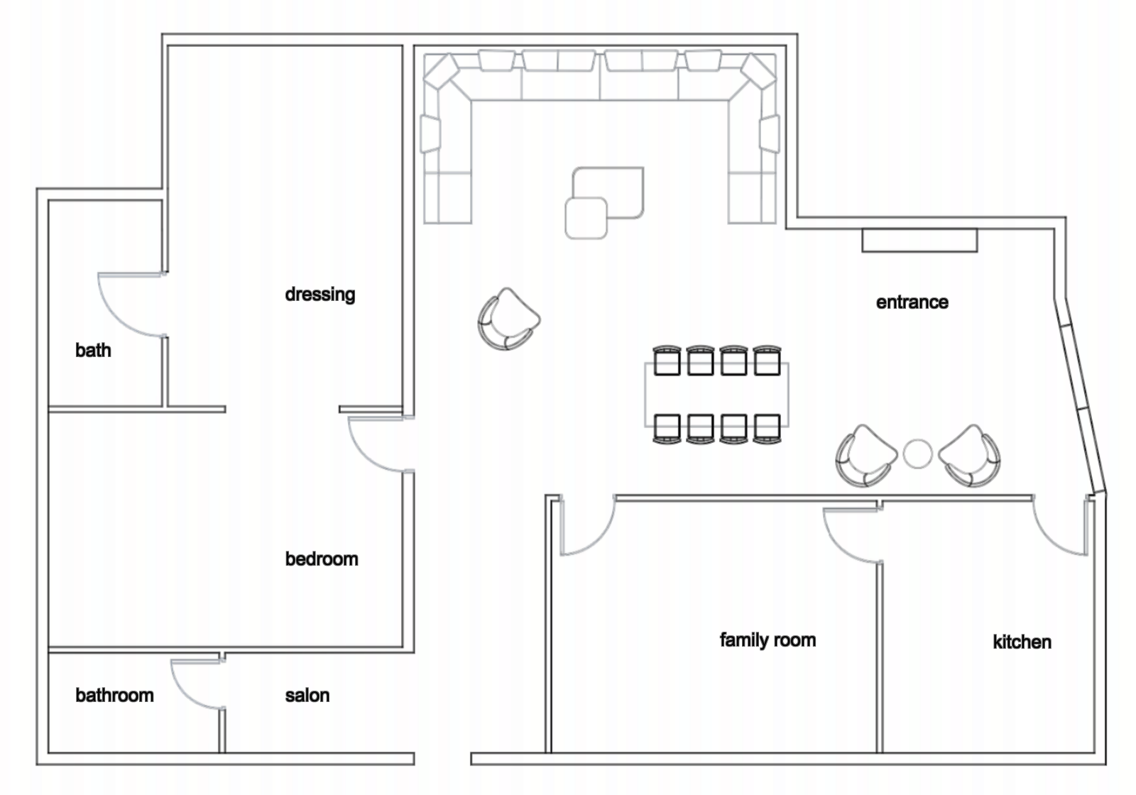 Villa Design, Walk through the plan